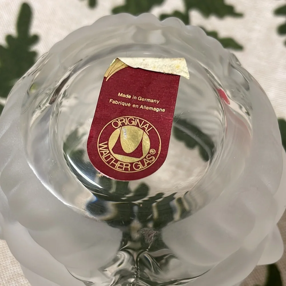 Waltherglas Santa Candleholder